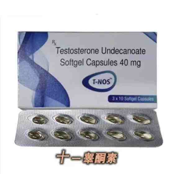 [包邮]十一酸盐睾酮素软胶囊 T NOS Testosterone Undecanoate Softgel Capsules 40mg