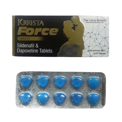 巅峰黑色风暴双效片 万艾可150+60 Krrista Force The Lotus Biotech 莲花生物