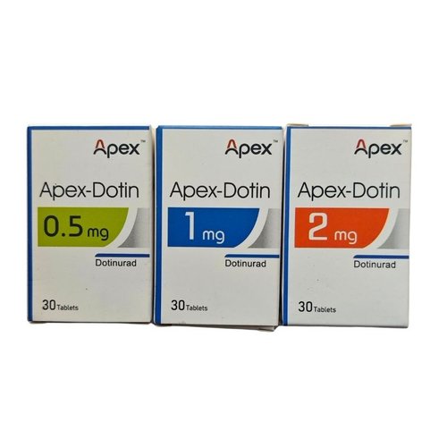 多替诺雷片0.5mg/1mg/2mg*30片/盒 Apex-Dotin Dotinurad Tablets